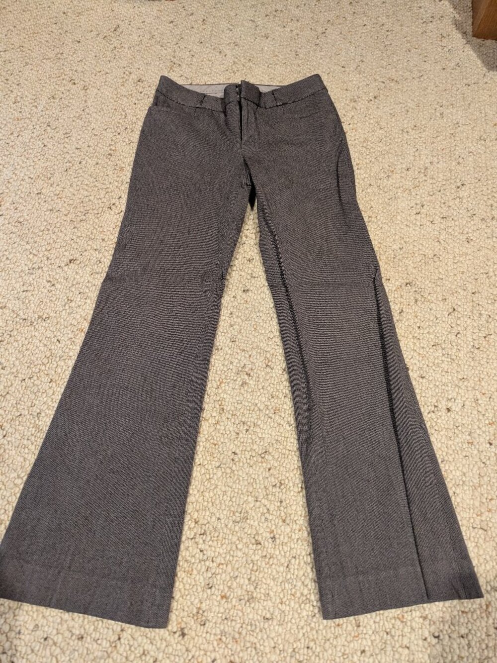 Banana Republic The Sloan Fit Gray Flare Pants